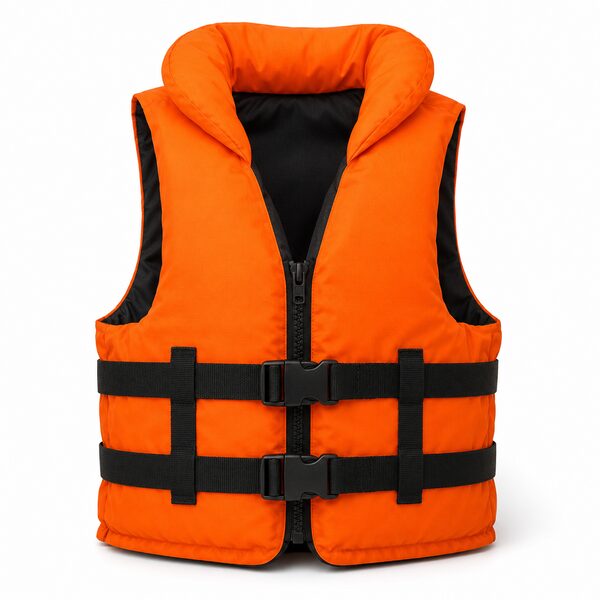 Ventilated foam paddle-sport life jacket